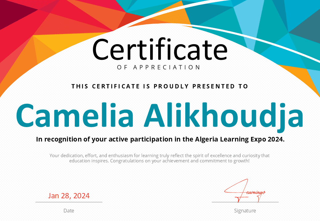Certificate 1