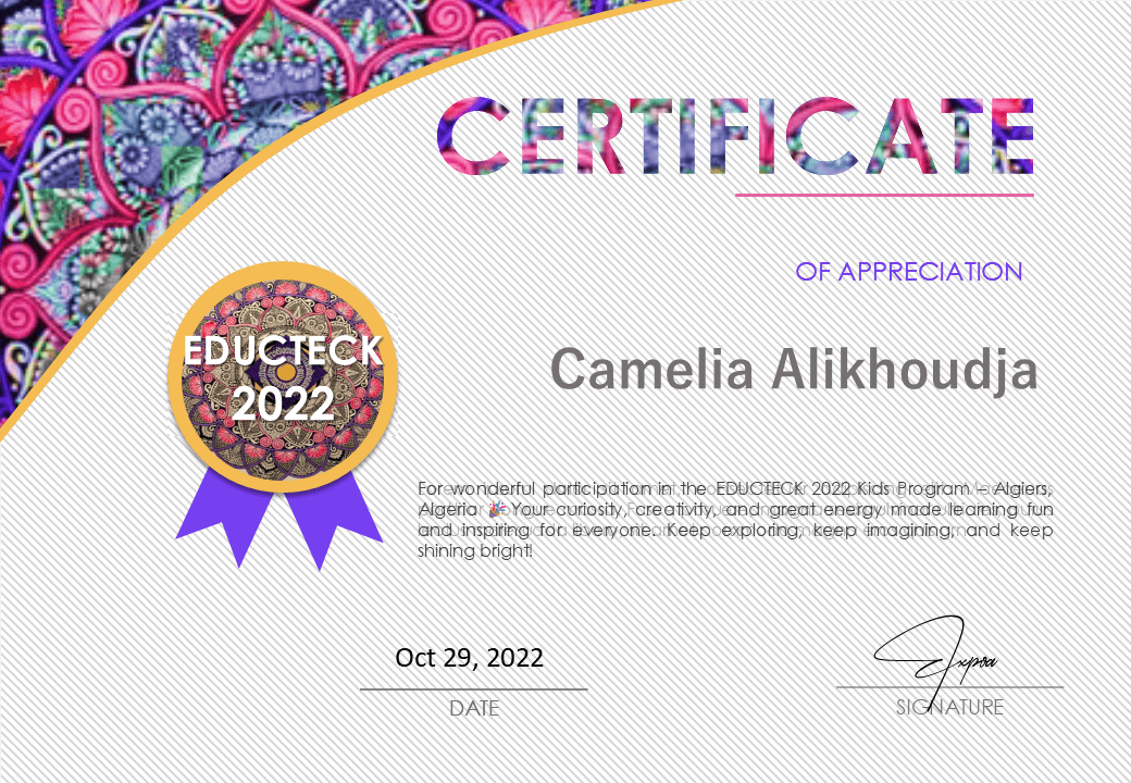 Certificate 2
