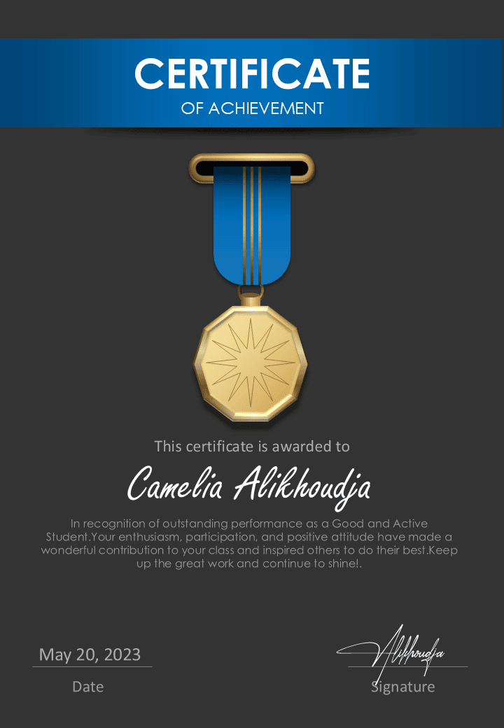 Certificate 2